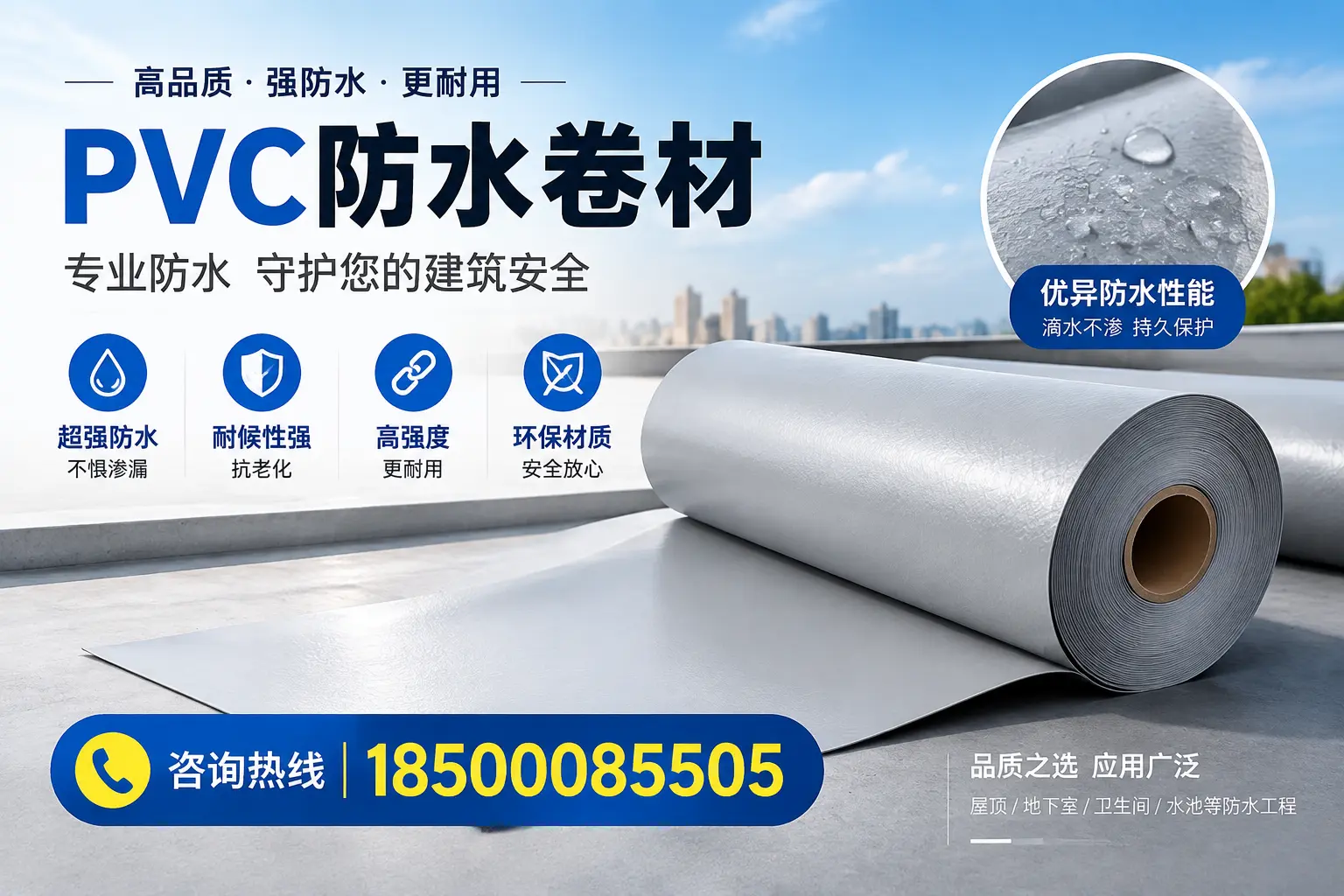 南通地区pvc防水卷材的市场现状与发展趋势